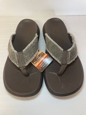 Skechers Parson Sd - Gino Sandal relaxed fit luxe foam flip flops men’s size 10